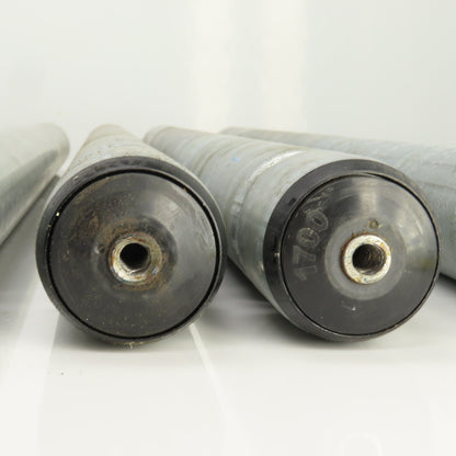 Interroll 1700 1.9" OD Galvanized Conveyor Roller 2-Groove 29" BF Lot Of 9