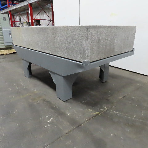 36" x 72" x 12" Thick Salt & Pepper Granite Inspection Surface Plate