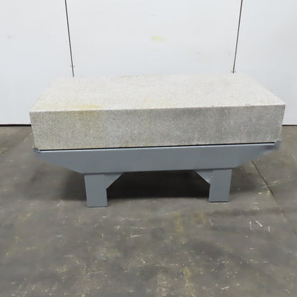 36" x 72" x 12" Thick Salt & Pepper Granite Inspection Surface Plate