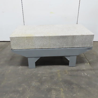 36" x 72" x 12" Thick Salt & Pepper Granite Inspection Surface Plate