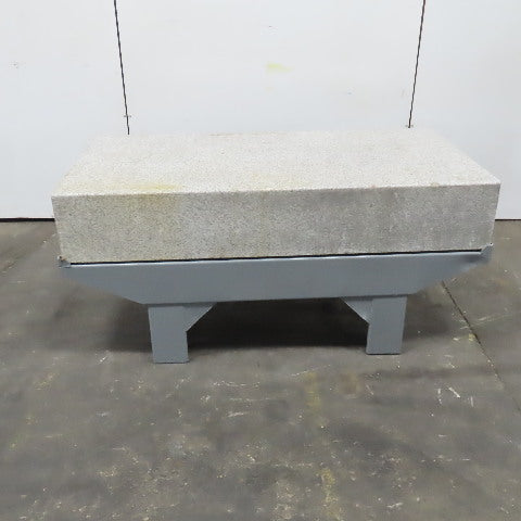 36" x 72" x 12" Thick Salt & Pepper Granite Inspection Surface Plate