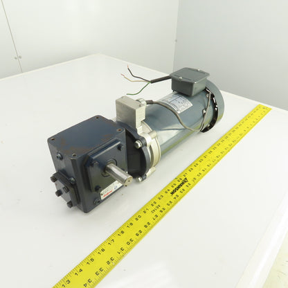 Grove BMQ1175-2 5:1 Ratio 3/4HP Left Hand Gear Reducer 90V DC 345RPM Output
