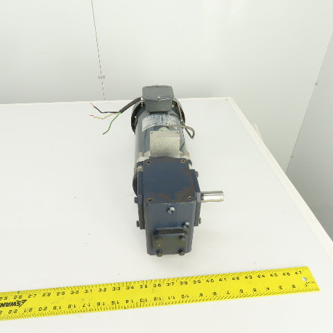 Grove BMQ1175-2 5:1 Ratio 3/4HP Left Hand Gear Reducer 90V DC 345RPM Output