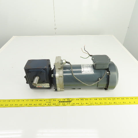 Grove BMQ1175-2 5:1 Ratio 3/4HP Left Hand Gear Reducer 90V DC 345RPM Output