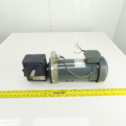 Grove BMQ1175-2 5:1 Ratio 3/4HP Left Hand Gear Reducer 90V DC 345RPM Output