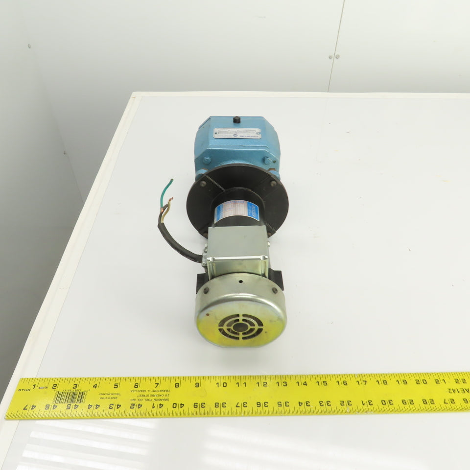 Grove BMCQ13-C 25.6:1 Ratio In-Line Gear Reducer 68RPM Output 1/4HP 90V DC