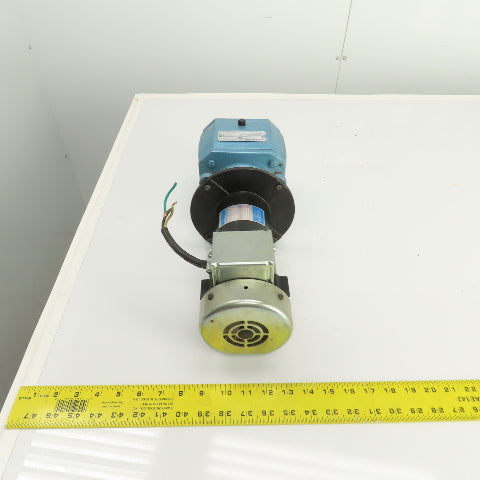 Grove BMCQ13-C 25.6:1 Ratio In-Line Gear Reducer 68RPM Output 1/4HP 90V DC