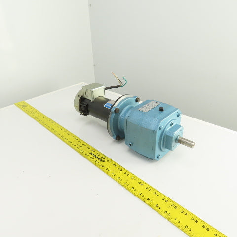 Grove BMCQ13-C 25.6:1 Ratio In-Line Gear Reducer 68RPM Output 1/4HP 90V DC