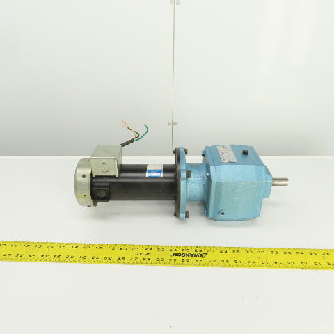Grove BMCQ13-C 25.6:1 Ratio In-Line Gear Reducer 68RPM Output 1/4HP 90V DC