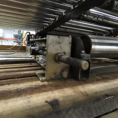 75.5" W x 60" Long Belt Driven Live Roller Conveyor 208-460V 18.5FPM Needs Belt