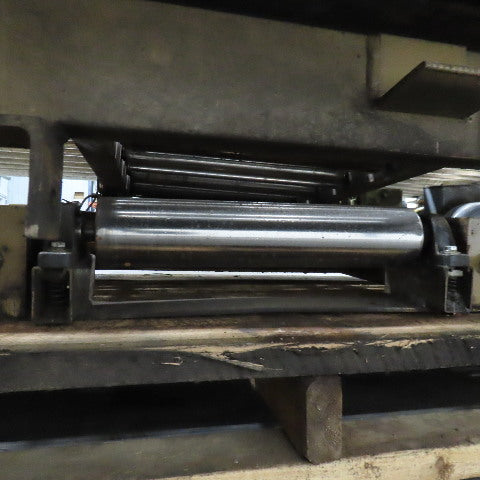 75.5" W x 60" Long Belt Driven Live Roller Conveyor 208-460V 18.5FPM Needs Belt