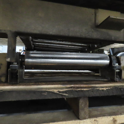 75.5" W x 60" Long Belt Driven Live Roller Conveyor 208-460V 18.5FPM Needs Belt