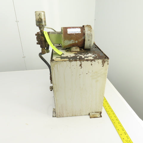 Mitsubishi SF-JR 10 Gallon 0.4kW Hydraulic Power Unit 200-220V 3PH 1700RPM