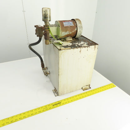 Mitsubishi SF-JR 10 Gallon 0.4kW Hydraulic Power Unit 200-220V 3PH 1700RPM