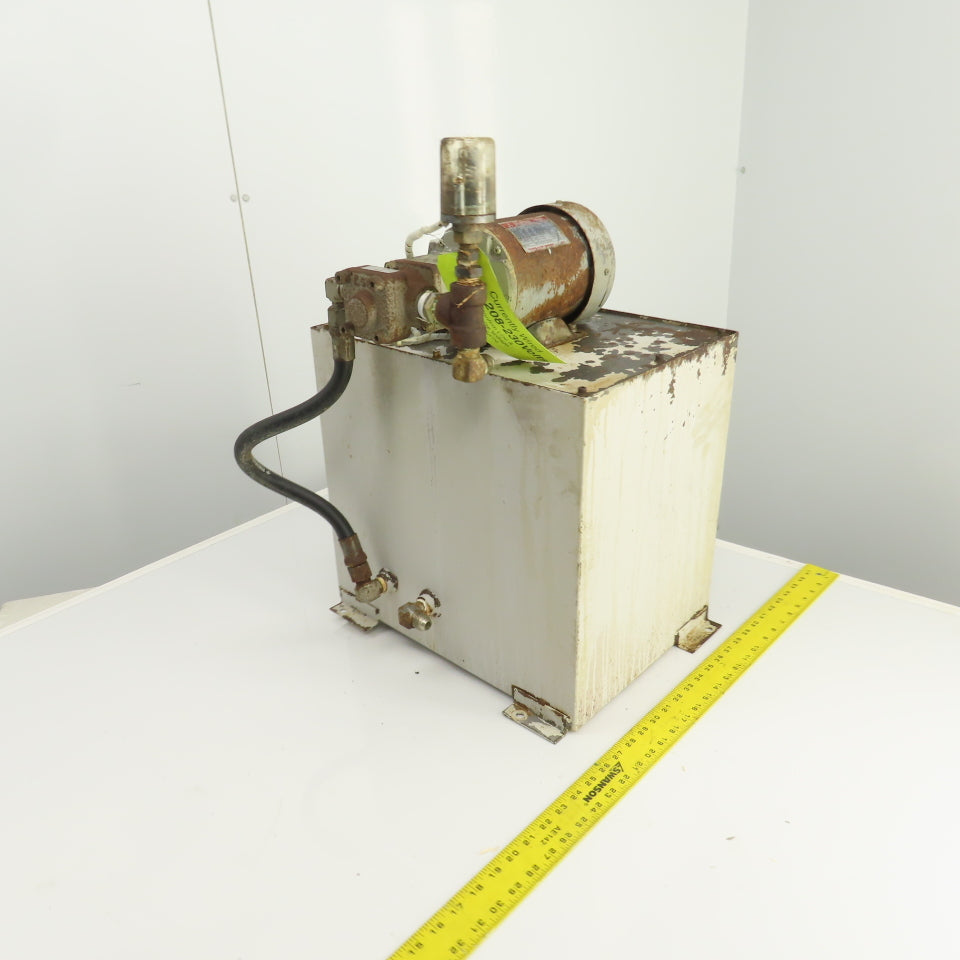 Mitsubishi SF-JR 10 Gallon 0.4kW Hydraulic Power Unit 200-220V 3PH 1700RPM