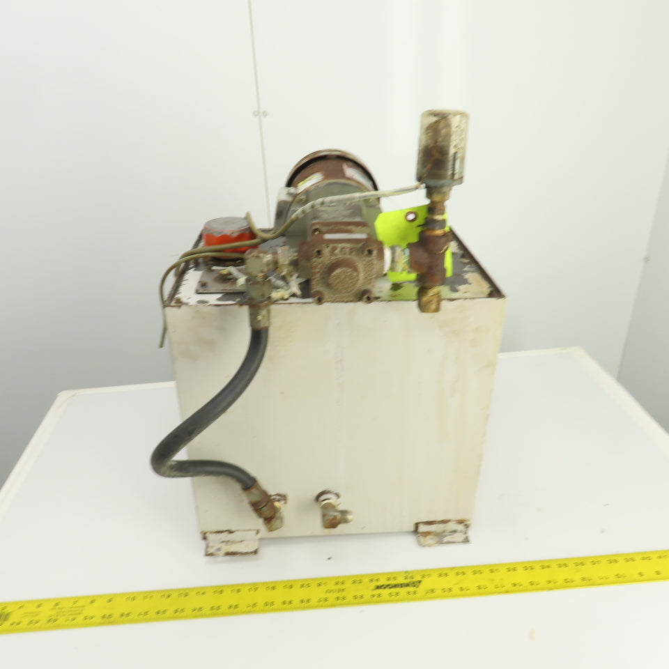 Mitsubishi SF-JR 10 Gallon 0.4kW Hydraulic Power Unit 200-220V 3PH 1700RPM