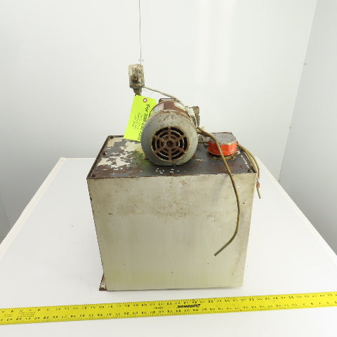 Mitsubishi SF-JR 10 Gallon 0.4kW Hydraulic Power Unit 200-220V 3PH 1700RPM