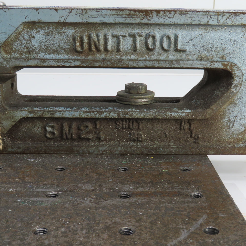 Unittool 8M 2-1/4 x 8" Throat C-Frame Punch Die Tooling Press Brake W/ Plate