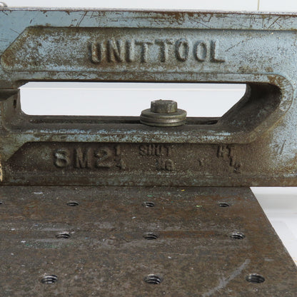 Unittool 8M 2-1/4 x 8" Throat C-Frame Punch Die Tooling Press Brake W/ Plate