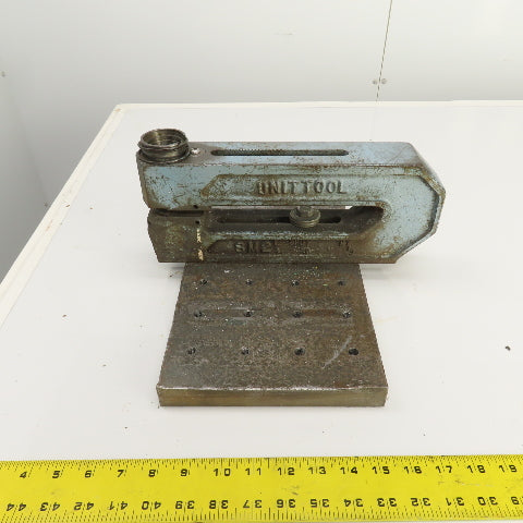 Unittool 8M 2-1/4 x 8" Throat C-Frame Punch Die Tooling Press Brake W/ Plate