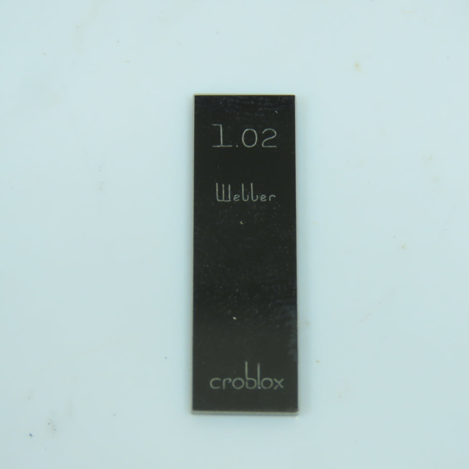 Starrett Webber Croblox Rectangular Gage Block 1.02 Metric