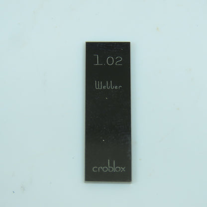 Starrett Webber Croblox Rectangular Gage Block 1.02 Metric