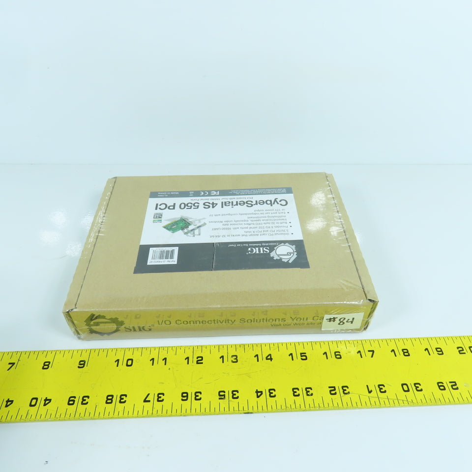 Siig CyberSerial 4S 550 PCI PCI Board With 4 16550 Serial Ports (Sealed)