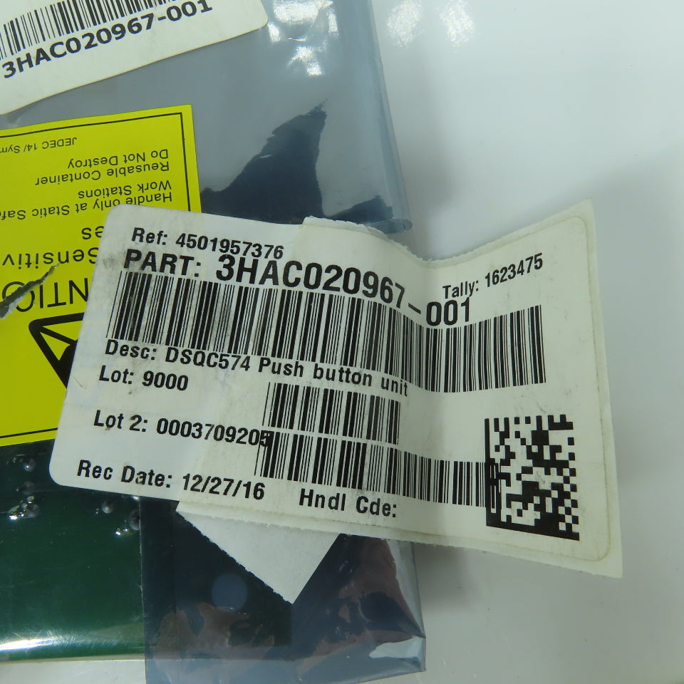 ABB 3HAC020967-001 Push Button Unit