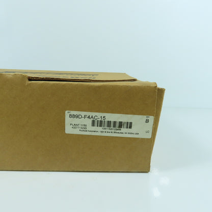 Allen Bradley 889D-F4AC-15 Ser B 15 Meter Straight QD Cordset 4-Pin DC Micro