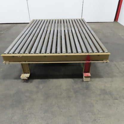 82" BF x 60" OAL Power Roller Conveyor 230/460V 3Ph 17.5FPM Needs Belt