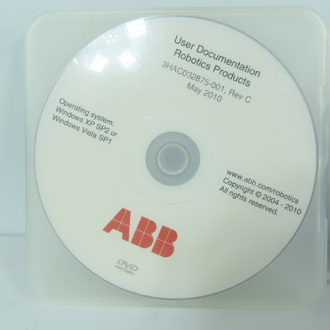 ABB RobotWare 5 & RobotStudio Software 3HAC8531-3.7 RW5.13.01.01