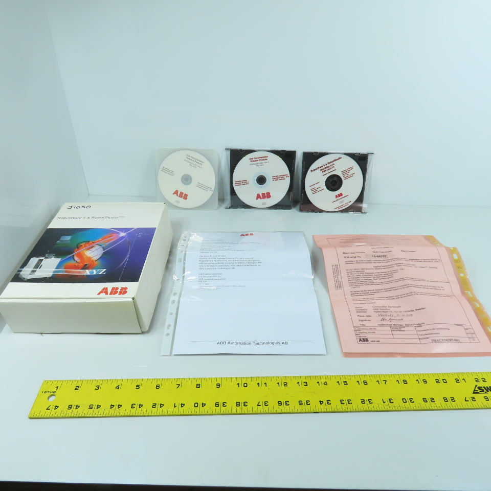 ABB RobotWare 5 & RobotStudio Software 3HAC8531-3.7 RW5.13.01.01