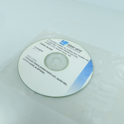 Label-aire 7408839-600 Rev 1.4 Standard 3138NV Prints, Parts List, (DVD)
