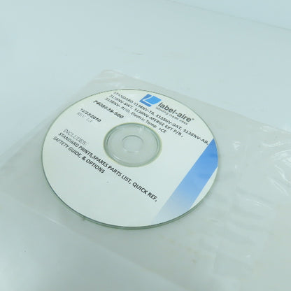 Label-aire 7408839-600 Rev 1.4 Standard 3138NV Prints, Parts List, (DVD)