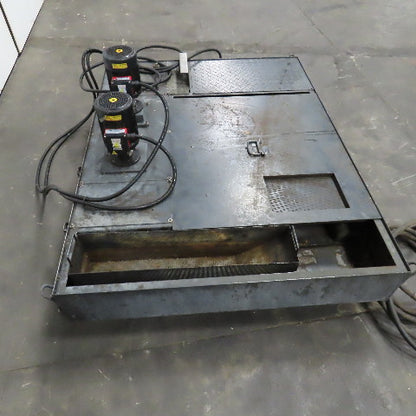 48" x 58" x 8" Deep Water Reclaiming Filtering Recirculating Tank Assembly 3Ph