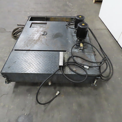 48" x 58" x 8" Deep Water Reclaiming Filtering Recirculating Tank Assembly 3Ph