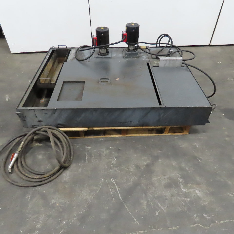 48" x 58" x 8" Deep Water Reclaiming Filtering Recirculating Tank Assembly 3Ph