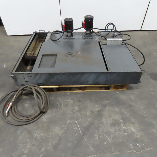 48" x 58" x 8" Deep Water Reclaiming Filtering Recirculating Tank Assembly 3Ph