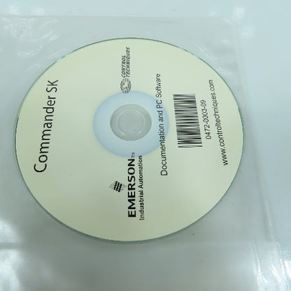 Control Techniques 0472-0003-09 Commander SK Documentation & PC Software
