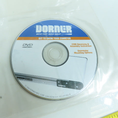 Dorner 2200 Receiving & Assembly Instruction, Gearmotor Mounting Options (DVD)