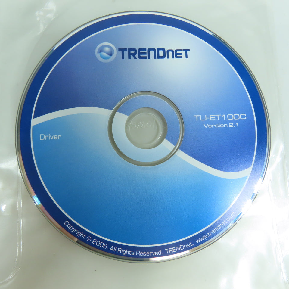 Trendnet TU-ET100C Ver 2.1 Driver DVD