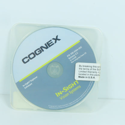Cognex 206-6364-450 In-Sight Vision Systems Explorer Software (Release 4.5)