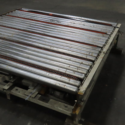 70" x 72" Gravity Roller 90° Diverting Conveyor 230/460V 40FPM See Info