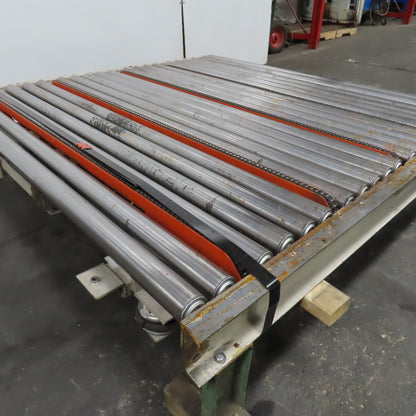 70" x 72" Gravity Roller 90° Diverting Conveyor 230/460V 40FPM See Info