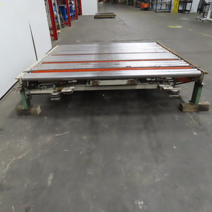 70" x 72" Gravity Roller 90° Diverting Conveyor 230/460V 40FPM See Info