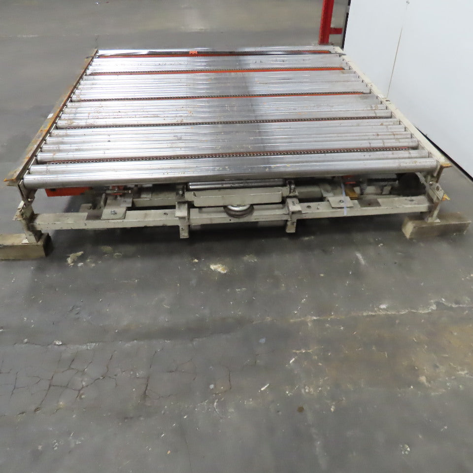 70" x 72" Gravity Roller 90° Diverting Conveyor 230/460V 40FPM See Info