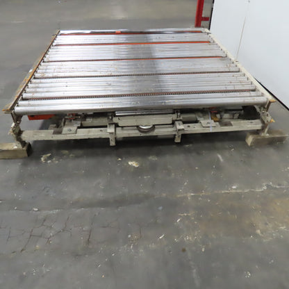 70" x 72" Gravity Roller 90° Diverting Conveyor 230/460V 40FPM See Info
