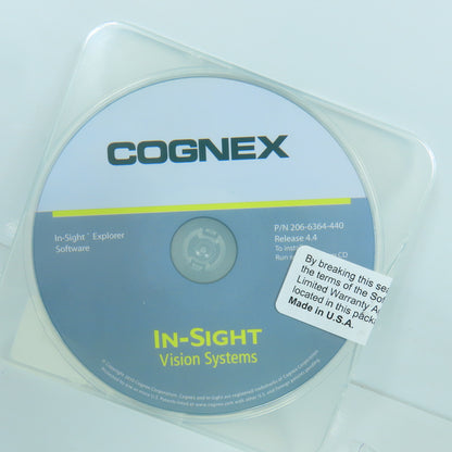 Cognex 206-6364-440 In-Sight Vision Systems Explorer Software Release 4.4 SEALED