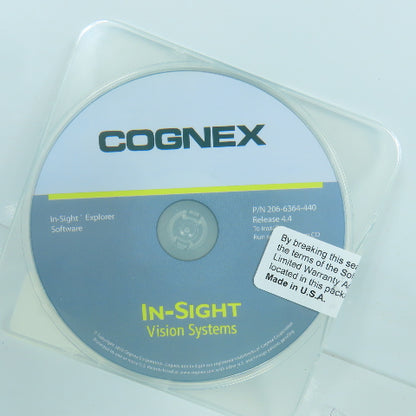 Cognex 206-6364-440 In-Sight Vision Systems Explorer Software Release 4.4 SEALED
