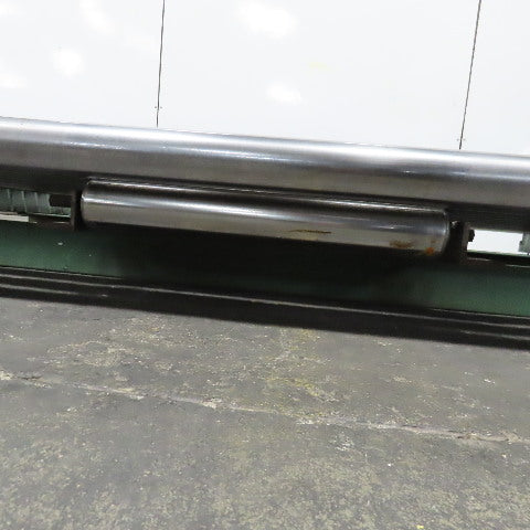 72" x 53" OAL Gravity Roller Conveyor 8-1/2" Tall Belt Drive Capable